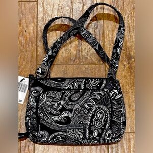 Vera Bradley Crossbody Bag RFID Little Hipster in Stellar Paisley